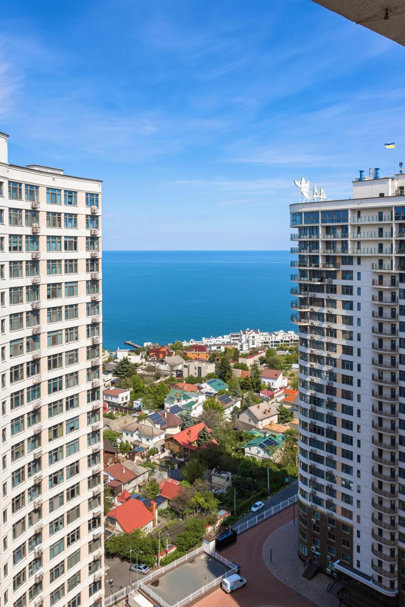 Apartament Direct Sea View Odessa Zewnętrze zdjęcie